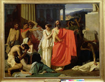 Oedipus and Antigone being exiled to Thebes von Ernest Hillemacher