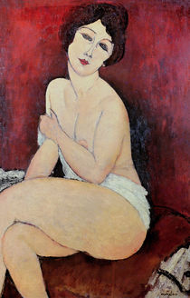 Large Seated Nude by Amedeo Modigliani