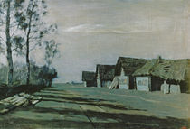 Village by Moonlight, 1897 von Isaak Ilyich Levitan
