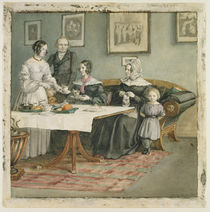 Professor Johannes Classen and Family by Carl Julius Milde