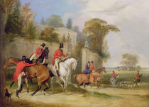 Bachelor's Hall, The Meet, 1835 by Francis Calcraft Turner