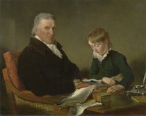 Francis Noel Clarke Mundy and his Grandson von Ramsay Richard Reinagle