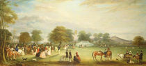 Archery Meeting in Bradgate Park von John E. Ferneley