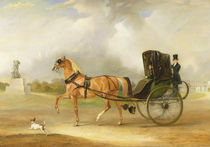 William Massey-Stanley Driving his Cabriolet in Hyde Park by John E. Ferneley