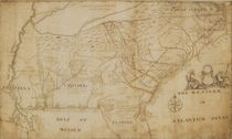 Map of the Southeastern part of North America von William Hammerton