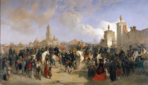 Entrance of the French Expeditionary Corps into Mexico City von Jean Adolphe Beauce