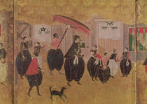 St. Francis Xavier and his entourage by Japanese School