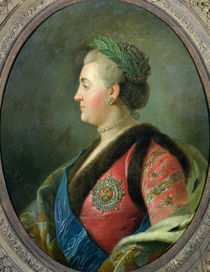 Portrait of Catherine II of Russia von French School
