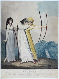 Archers, engraved by J.H. Wright and Conrad Ziegler von Adam Buck