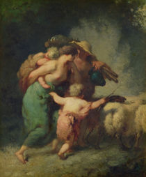 The Return of the Flock by Jean-Francois Millet