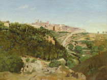 Volterra, 1834 by Jean Baptiste Camille Corot