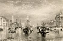 The Grand Canal, Venice, engraved by William Miller 1838-52 von Joseph Mallord William Turner