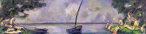 Boat and Bathers von Paul Cezanne