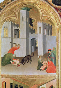 Agostino Novella Rescuing a Child who has been Bitten by a Dog von Simone Martini
