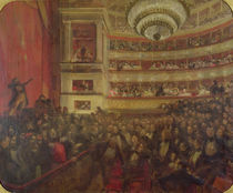 Performance of 'Hernani' by Victor Hugo in 1830 von Paul Albert Besnard