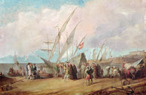 Departure of Christopher Columbus from Palos by Spanish School