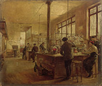 The Laboratory, 1887 von Ferdinand Joseph Gueldry