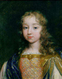 Portrait of Louis XIV as a child by French School