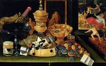The Miser's Treasure by Flemish School