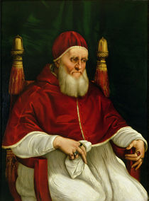 Portrait of Pope Julius II c.1512 von Raphael