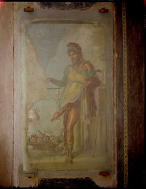 Priapus, from the Casa dei Vettii c.50-79 AD by Roman