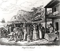 Slave Market in Martinique by Albert Schule