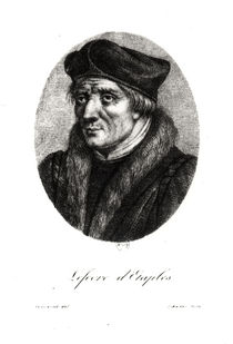 Portrait of Jacques Lefevre d'Etaples by French School