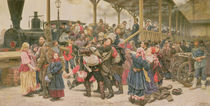 Departing for the War, 1888 von Konstantin Apollonovich Savitsky