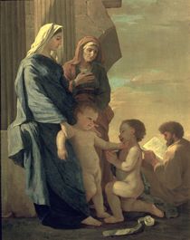 The Holy Family von Nicolas Poussin