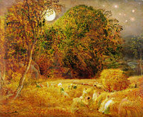 The Harvest Moon, 1833 by Samuel Palmer