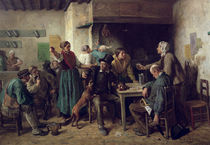 Wine Shop Monday, 1858 von Jules Breton