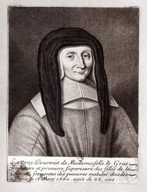 Portrait of Louise de Marillac von Gaspard Duchange