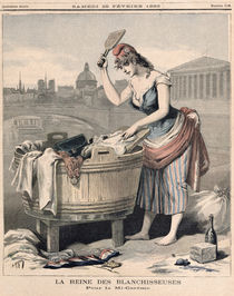 'Marianne, the Queen of the Washerwomen' by French School