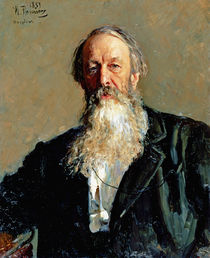 Portrait of Vladimir Stasov von Ilya Efimovich Repin