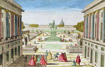 Perspective View of Place Louis XV from Porte Saint-Honore by French School