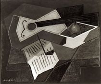 Guitar and Fruit bowl, 1926 by Juan Gris