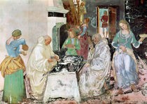 St. Benedict receiving hospitality von L. & Sodoma, G. Signorelli