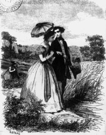 Felix de Vandenesse and Madame de Mortsauf von Pierre Gustave Eugene Staal