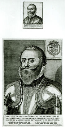 Portrait of Philippe-Emmanuel de Lorraine by Hieronymus or Jerome Wierix