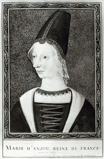 Marie d'Anjou Queen of France by Francois Roger de Gaignieres