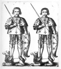 Foulques III Nerra and Geoffroy II Martel von French School