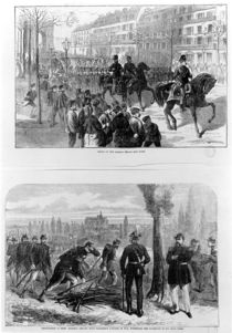 Entry of the German troops into Paris by English School