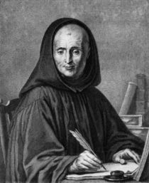 Portrait of Jean Mabillon engraved by Alexis Loir von Claude-Guy Halle