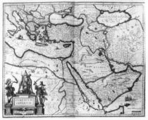 Map of the Ottoman Empire, from the 'Atlas Novus' von Joannes Jansson