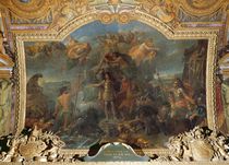 King Louis XIV taking up Arms on Land and on Sea in 1672 by Charles Le Brun