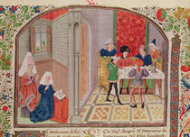 Ms 927 Fol.107 Temperance and Intemperance by French School
