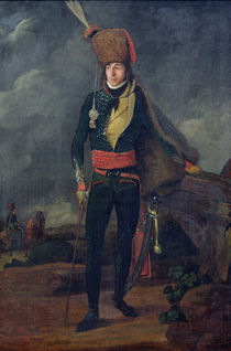 Lieutenant of the 8th Hussars by French School