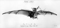 Avion III, 'The Bat', designed by Clement Ader at the Satory military camp von French School