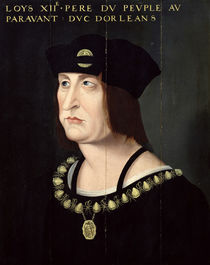 Portrait of Louis XII King of France von French School