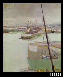 The Port of Honfleur, 1919 von Edouard Vuillard